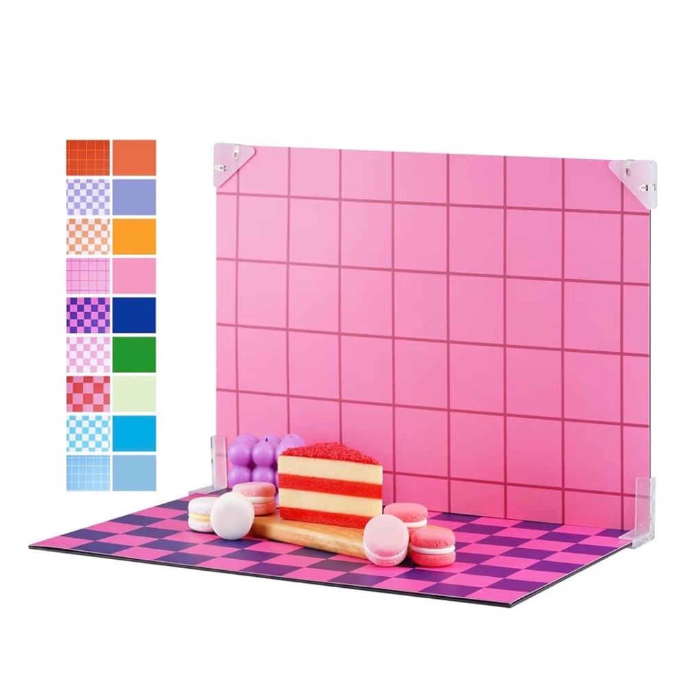 9Pcs 18 Patterns Product Photography Backdrops Kit Photo Backdrop Boards